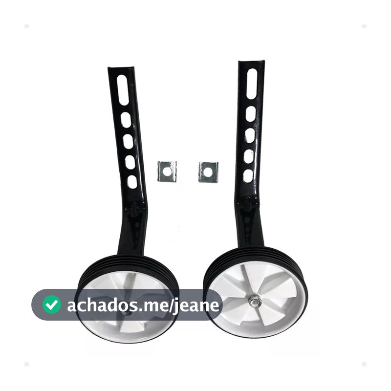 Rodinha Lateral Reforçada para Bicicletas Infantis Aro 12 14 16 20 – Suporte de Aço Ajustável Bike Fácil Instalação