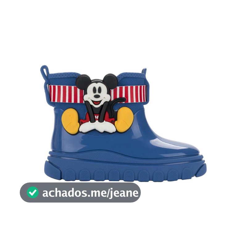 Bota Galocha Bebê Grendene Kids Disney Rain Colorful