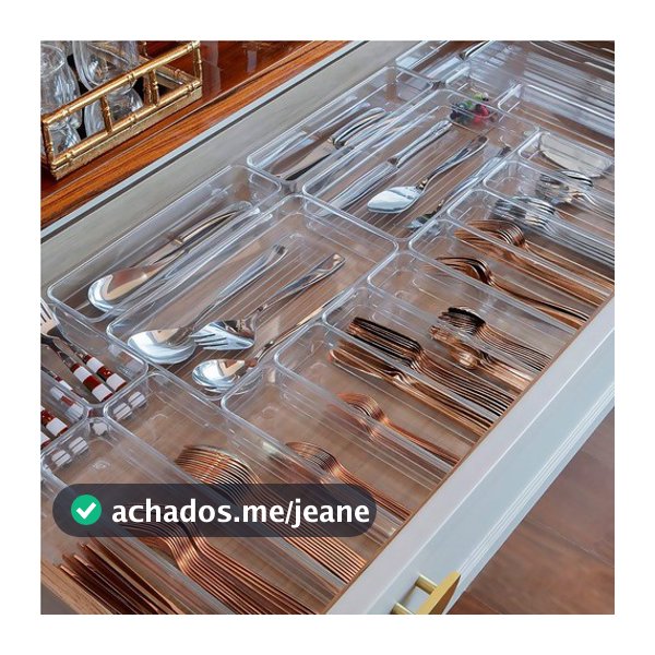 Escolha Seu Kit Organizador Acrílico Transparente Empilhável Amobox