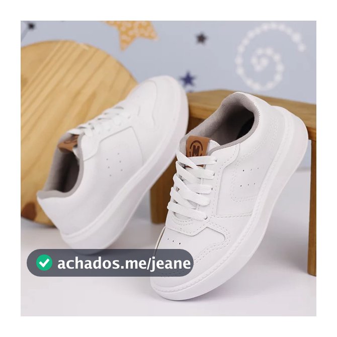 Sapatênis Molekinho e Br Sport Infantil e Adulto Social Branco - Casamento/Pajem - 2861105