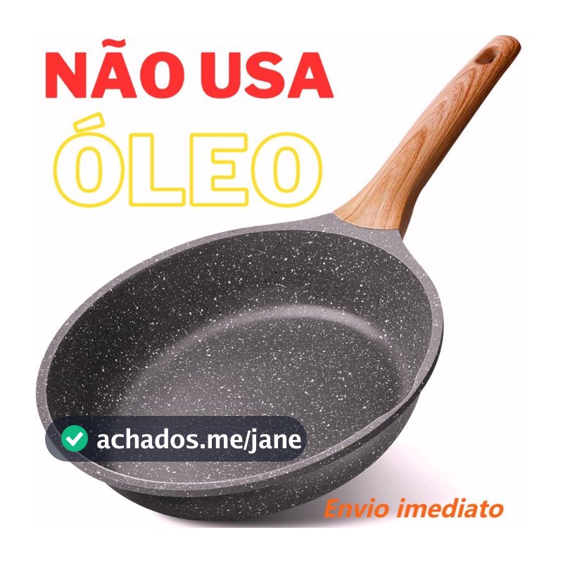 Frigideira antiaderente de alumínio de alta qualidade com revestimento cerâmico, com cabo de madeira, 24/26/28cm