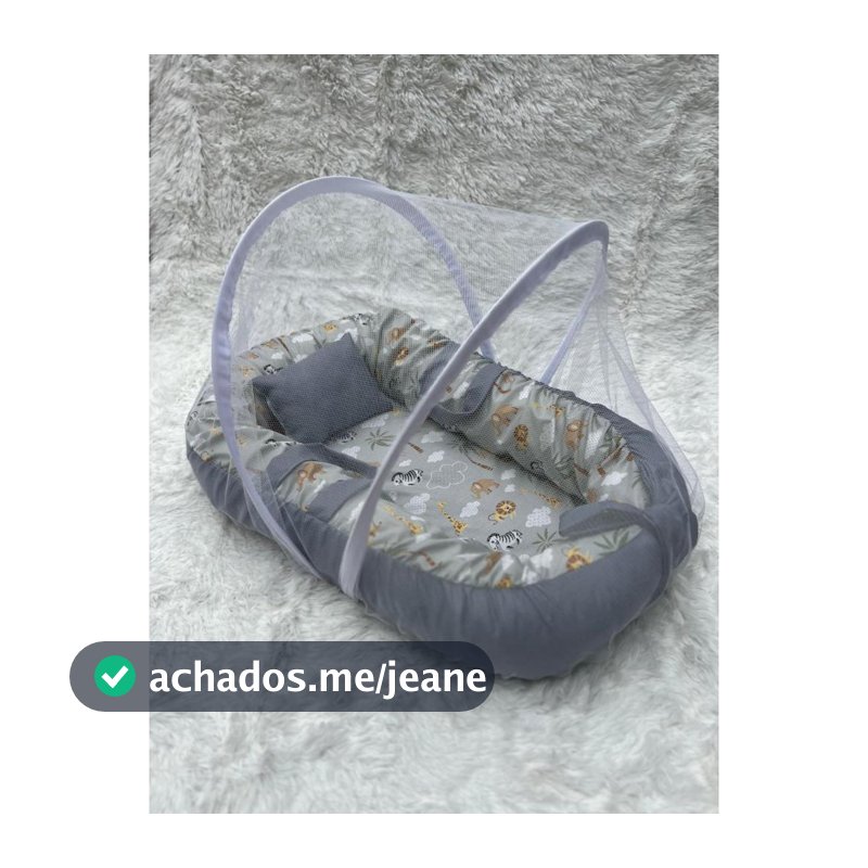 ninho com mosquiteiro menino menina estampas variadas
