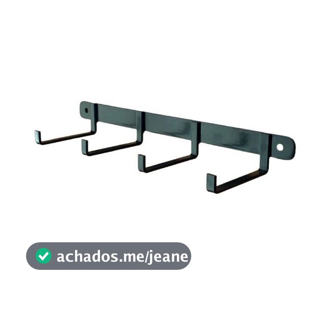 Gancho Trilho Parede Reforçado Multiuso LeDu Metais – Suporte para Ferramentas, Garagem, Cozinha, Organização