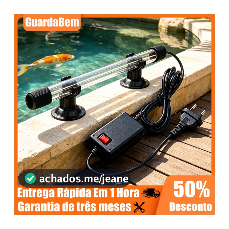 7W / 9W / 11W / 13W Aquário Esterilizador UV Lâmpada Limpador de água leve para tanque de peixes Lâmpada