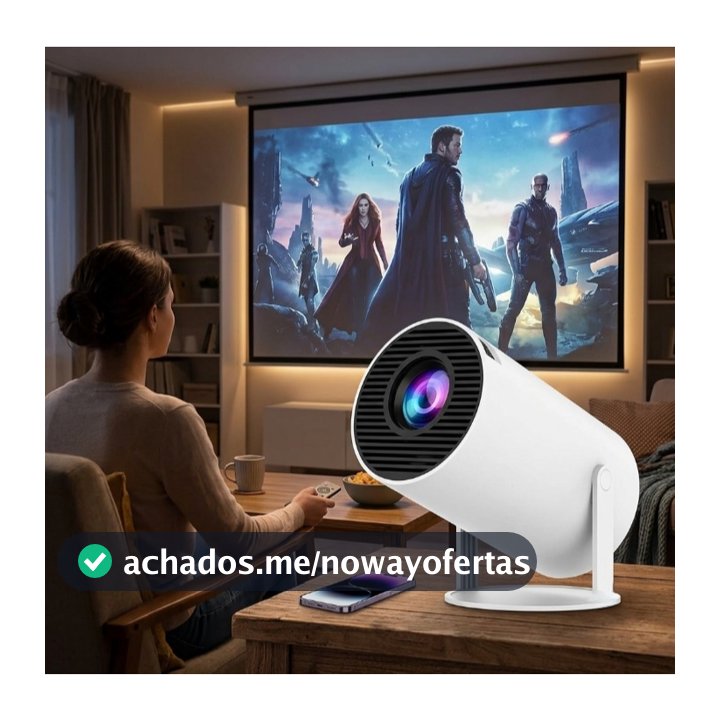 Projetor 4K HD 150 Polegadas Celular, Tv B0x, Xbox, PS, Pc, Wifi HY300 Pro Magcubic Envio Imediato
