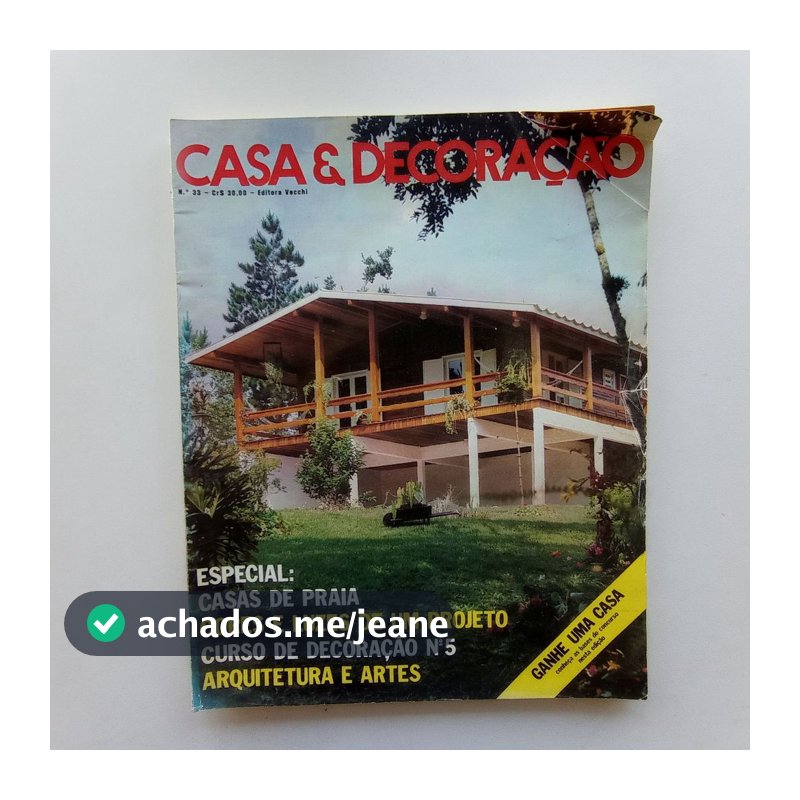 Revista Casa & Decoração nº 33 - Anos 60 - Arquitetura / Arte / Paisagismo / Praia