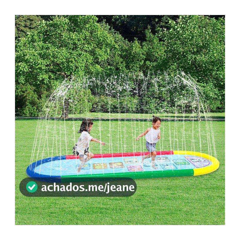 Brastoy Pad Sprinkler Piscina Inflável para Exterior Brinquedos Infantil 250100cm
