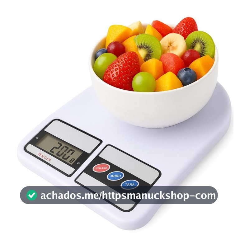 Balança Digital Alta Precisão até 10kg Cozinha Dieta Alimentos Super Precisa Nutrição Confeitaria