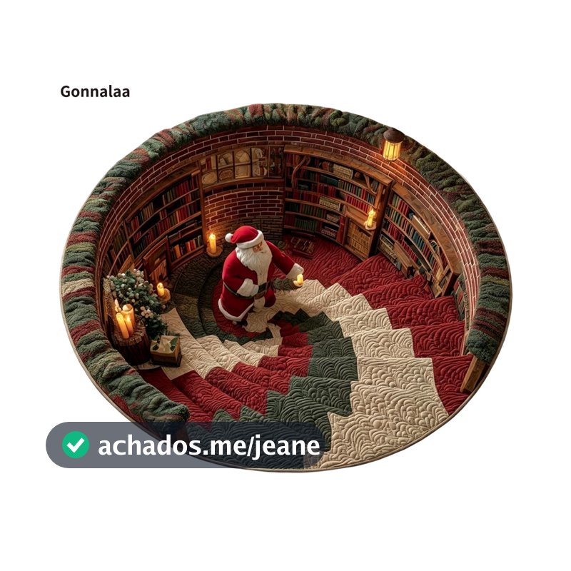 Decoração De Quarto De Feliz Natal , Tapete 3D De Papai Noel De Veludo De Cristal De Fácil Cuidado Para Feriados