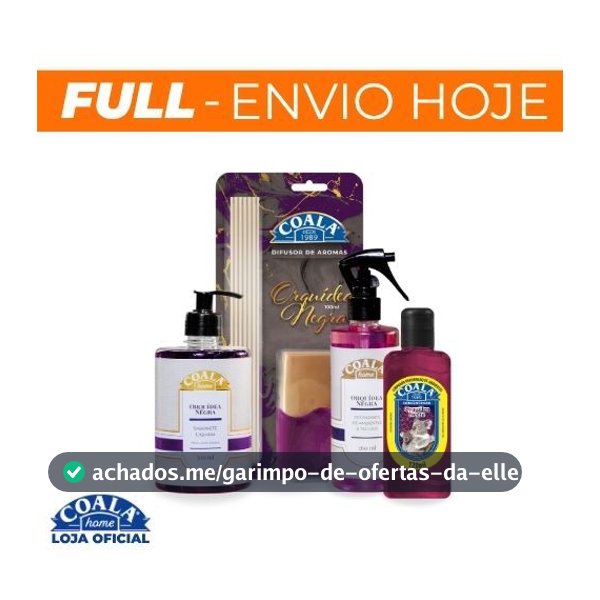 Kit Coala Home Orquidea Negra - 4 Itens