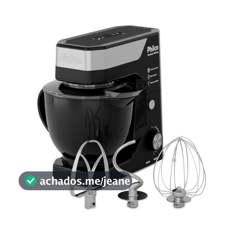 Batedeira Planetária Philco Concept 5L 900W Turbo PBP90A - 220V