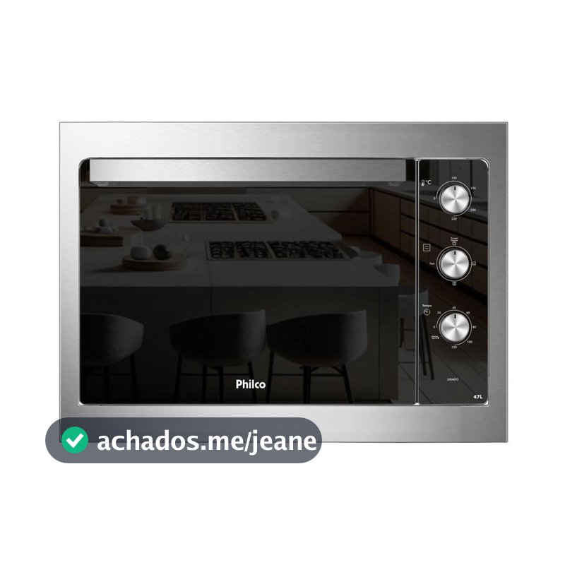 Forno Elétrico de Embutir Philco 47L Inox Esmaltado PFE47E