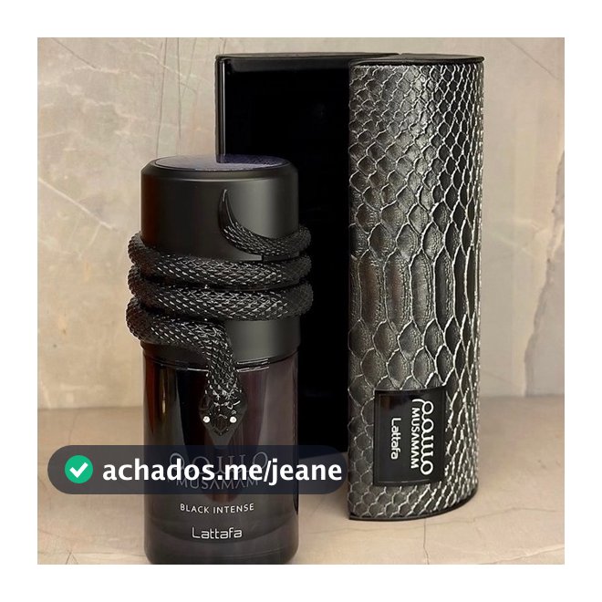 Perfume Lattafa Musamam Black Intense 100ml masculino