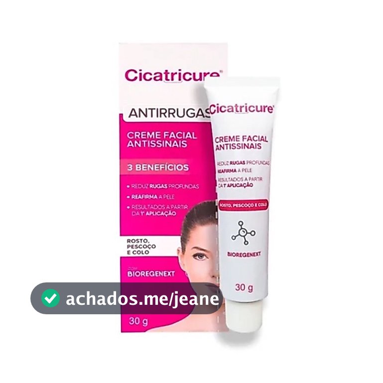 Creme Facial Cicatricure Antissinais Bioregenext 30g