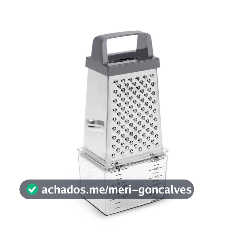 Ralador 4 Faces com Coletor - Brinox Top Pratic 20,5 cm Aço Inox