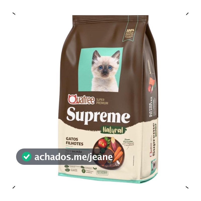 RAÇÃO QUATREE SUPREME GATO FILHOTE 10KG
