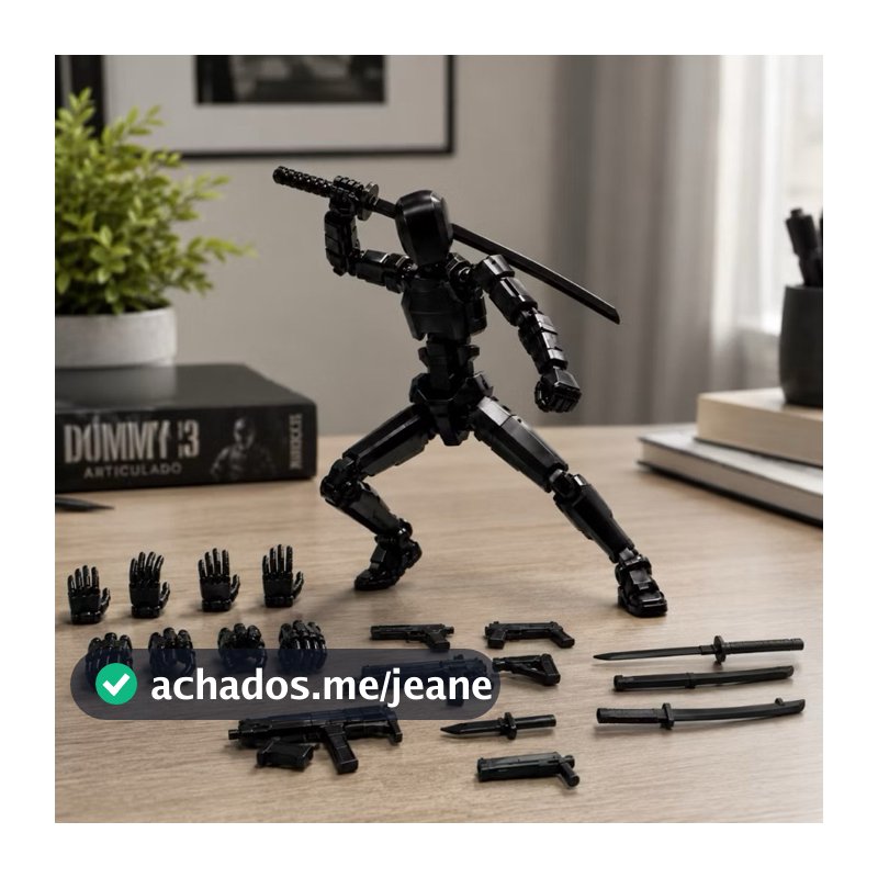Boneco Dummy 13 Articulado Kit 3D Presente Criativo Crianças Artistas Anatomia Stop Brinquedo