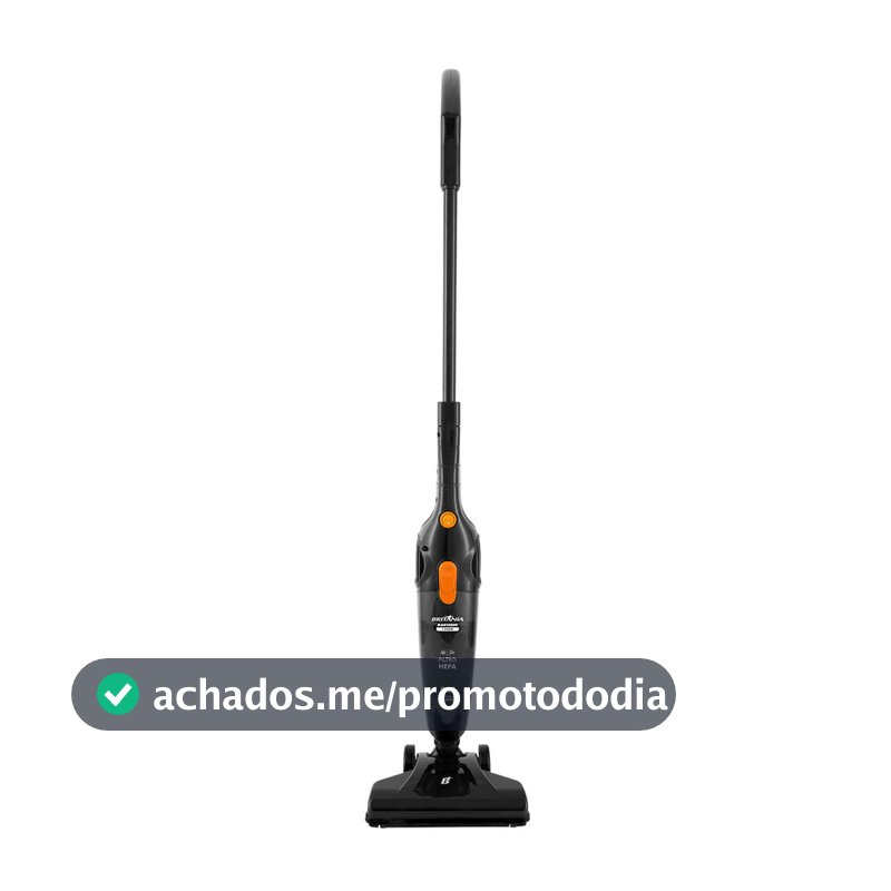 Aspirador de Pó Vertical Britânia 2 em 1 1200W BAS1200C