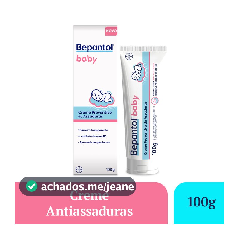 Creme Pomada de Assadura Lanolina e Vit B5 100g Bepantol