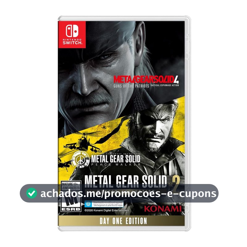 Metal Gear Solid Master Collection Vol 2 Switch Midia Fisica