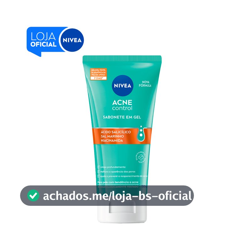 NIVEA Sabonete Facial em Gel Acne Control 150g