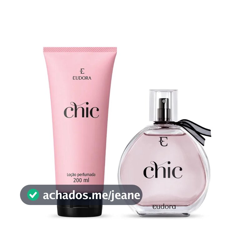 Chic: Desodorante Colônia 95ml + Loção Corporal 200ml