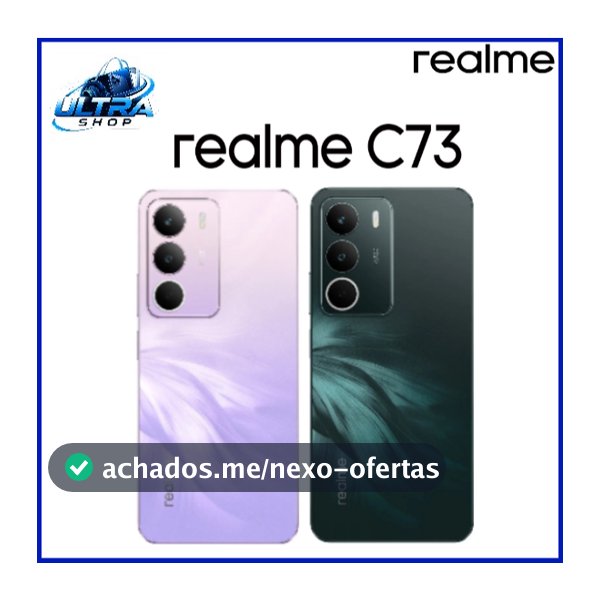 Smartphone Realme C73 4G 256GB + 8GB RAM OU 128GB + 4GB RAM 6,6" 120Hz 6000mAh NFC
