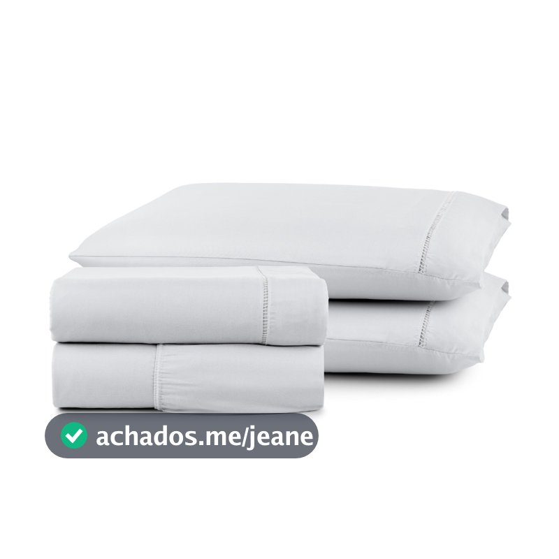 Roupa de Cama 03 e 04 Peças Tecido Micropercal 400 Fios Toque Acetinado