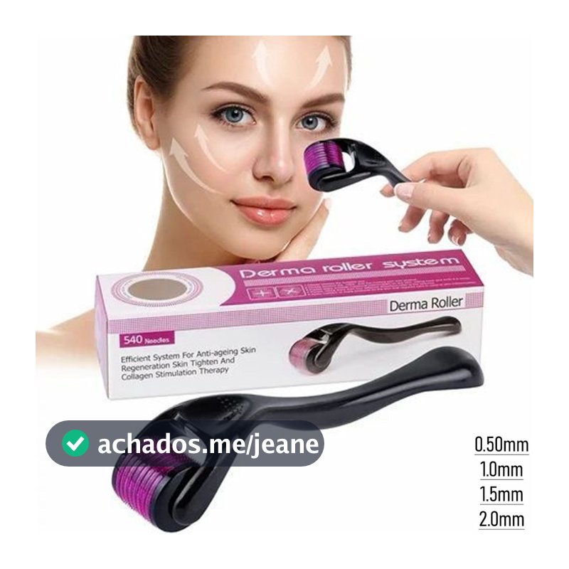 Estimule a Renovação da Pele: Derma Roller System 0.50mm 1.0mm 1.5mm 2.0mm