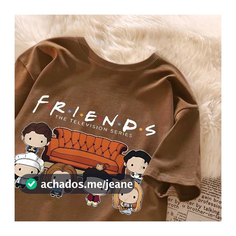 Camiseta Friends Amigos Série Personagens Blusa Masculina/ Feminina 100% Algodão T-Shit
