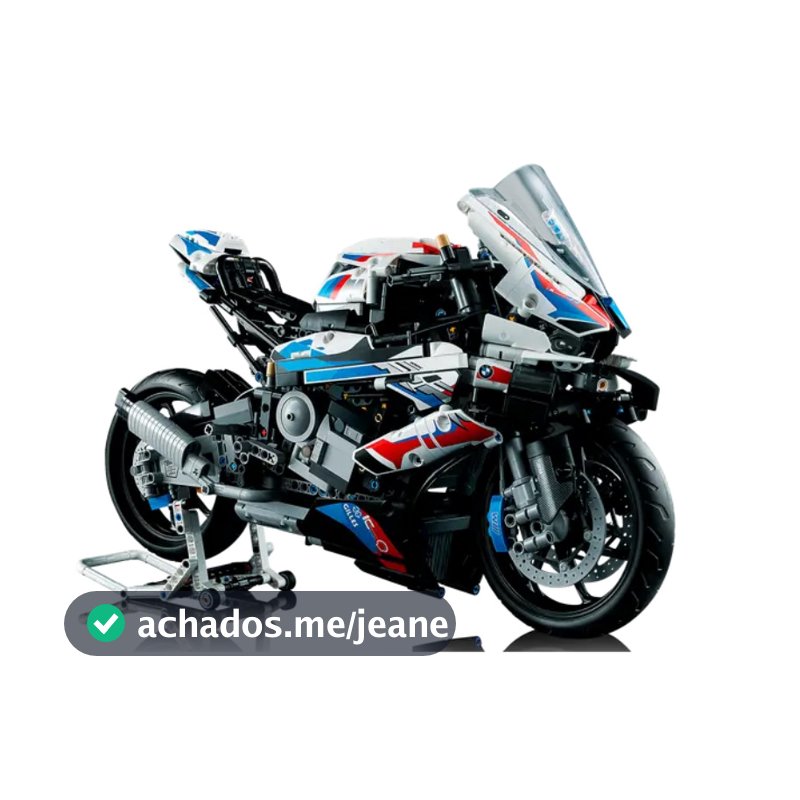 Moto BMW M1000 RR - 1920 Peças Blocos de Montar Compatível Colecionador Pronta Entrega