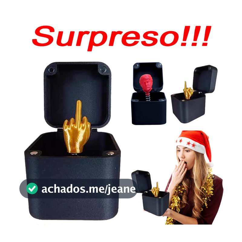 Caixa De Presente Surpresa, Brinquedo Criativo De Brincadeira Para Dedo Médio Decoração de casa, presente engraçado