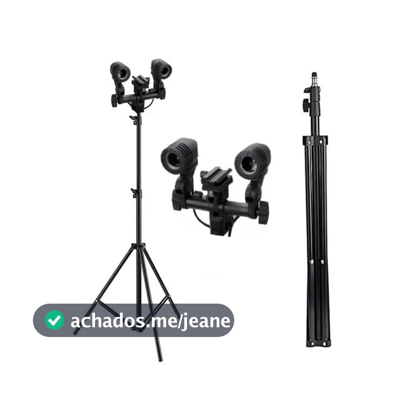 Kit Luz Para Polimento Estetica Automotiva Com Tripé E Bocal