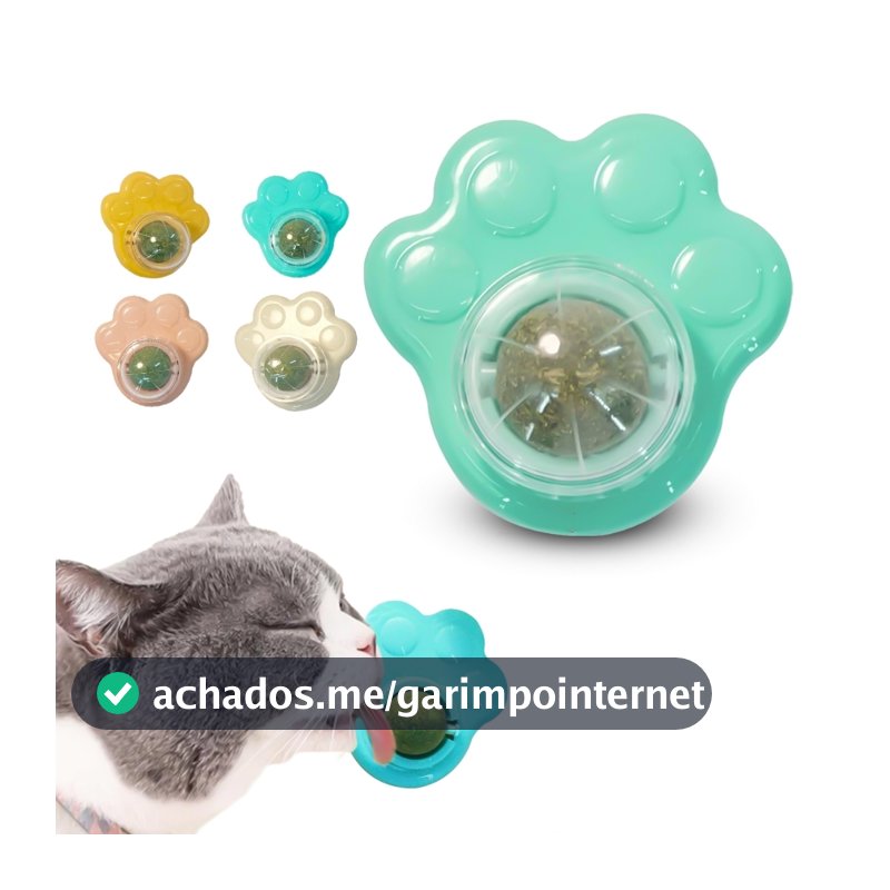 Brinquedo Para Gatos  Com Catnip Erva Gato Natural Cor e Formato Aleatório