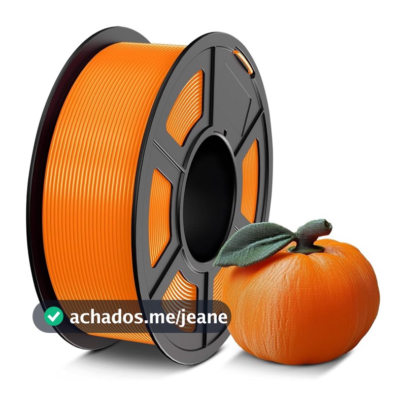 Filamento PETG e PLA 1Kg 1.75mm p/ Impressora 3D, Material Profissional c/ Alto Brilho e Resistência