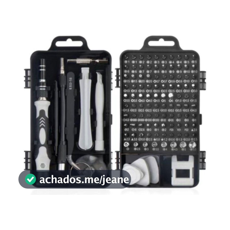 Kit Chaves Precisão Manutenção Profissional 115 Pç Magnetico