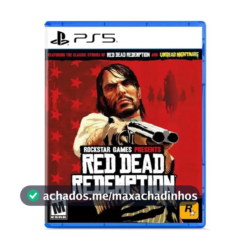 Red Dead Redemption - PS5 Mídia Física Lacrado