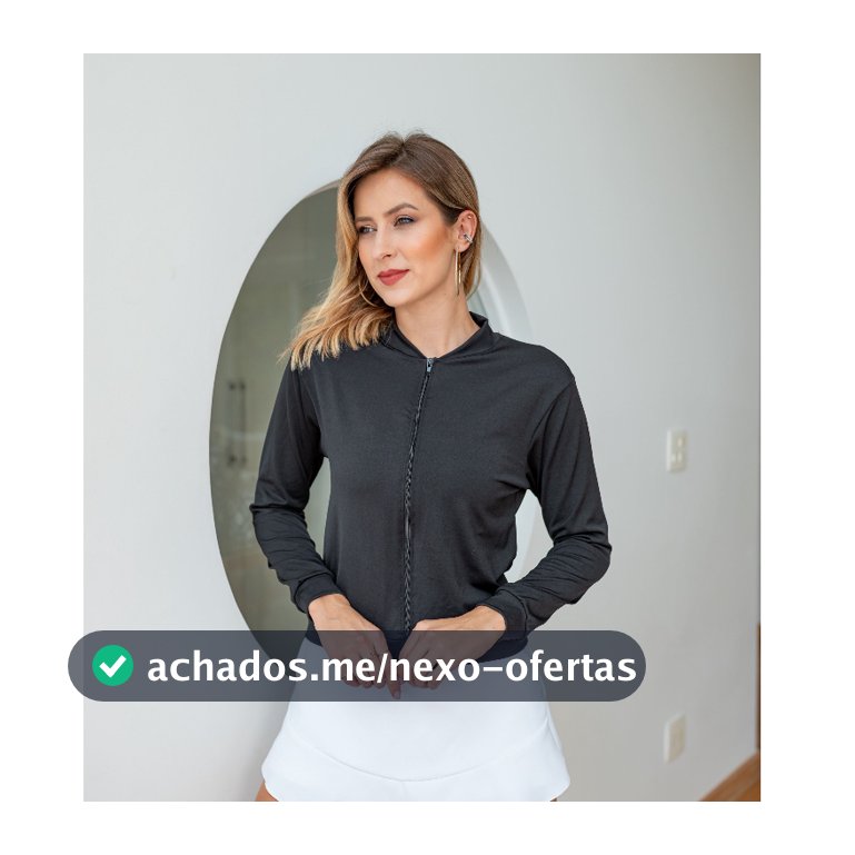 Jaqueta Feminina Lisa com Zíper Academia: Jaqueta Básica Dia a Dia - Várias Cores