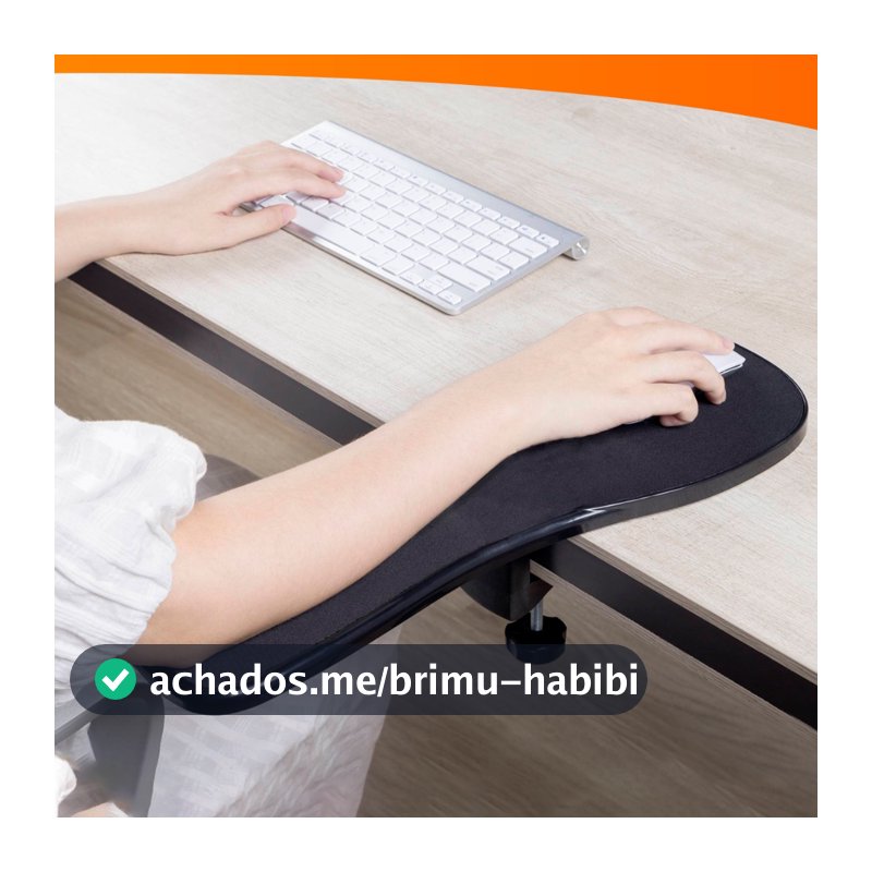 Apoio Ergonômico Para Computador Notebook Braço Apoio Ergonômico Confortável Fixação Mesa Descanso