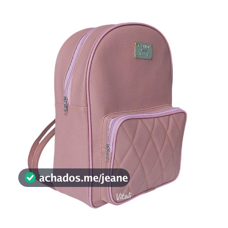 Mochila  Feminina Grande Couro Sintetico Impermeável Dia a Dia Escola Trabalho Resistente