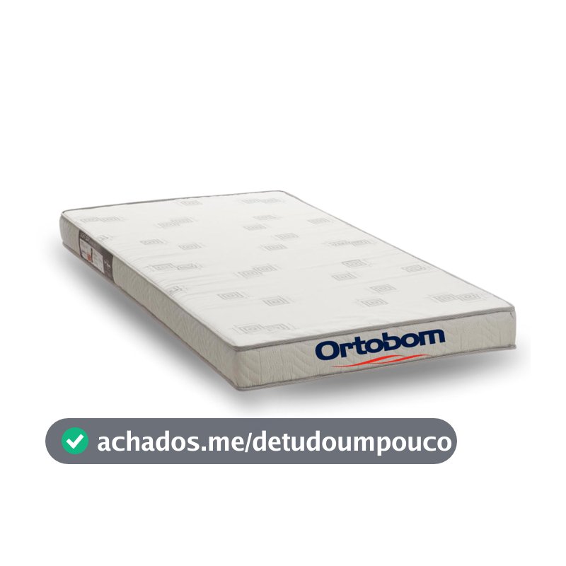 Colchão Light D23 Solteiro Antialérgico (12x88x188) Ortobom