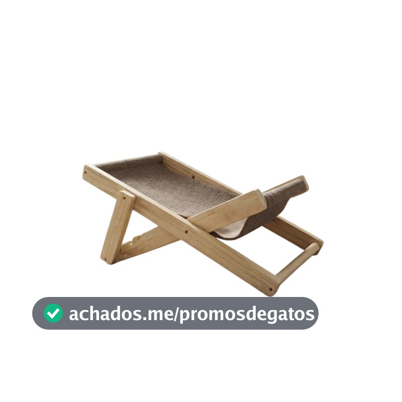 Cadeira para Gato com Arranhador de Madeira Regulável 4 Alturas