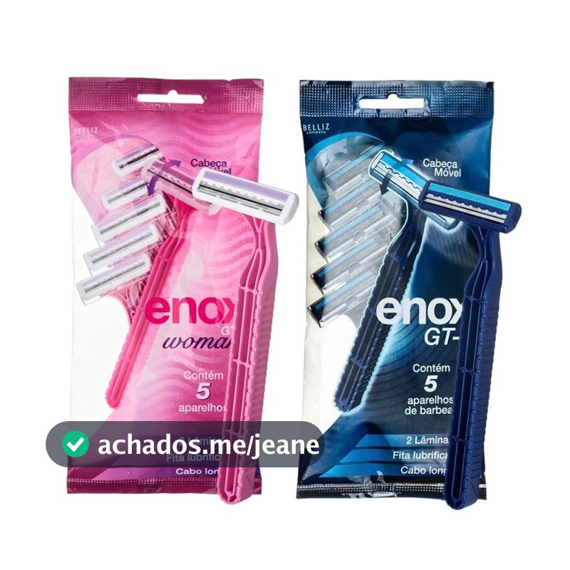 KIT ENOX APARELHO DE DEPILAR GT-2 WOMAN + APARELHO DE BARBEAR GT-2