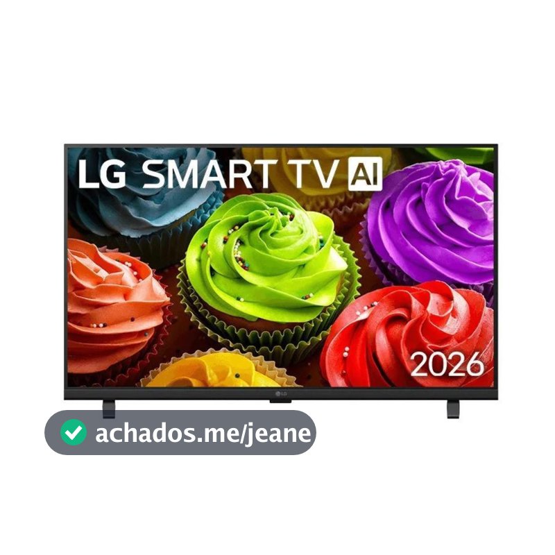 Smart TV LG 32" AI HD 32LB650BPSA Wi-Fi Bluetooth com Inteligência Artificial e HDR