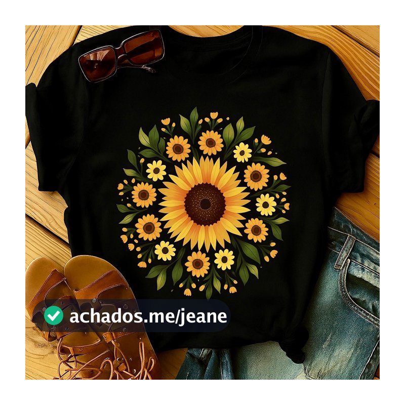 Blusa Feminina Plus Size Confortável estampada Manga Curta Camiseta Casual Soltinha Premium T-shirts