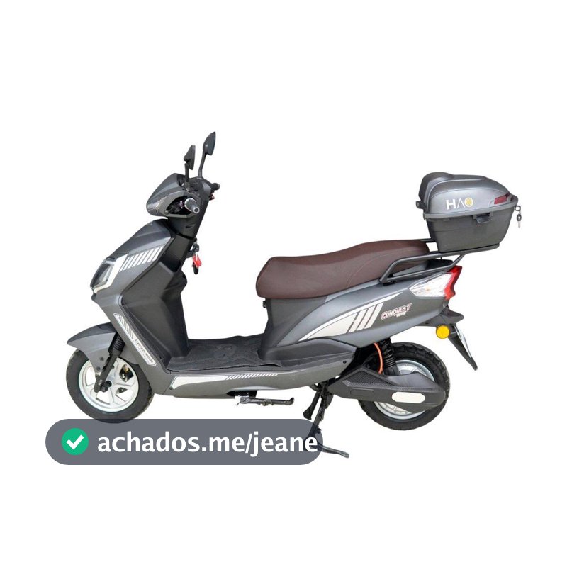 Bicicleta Elétrica HAO Conquest Van 1000W 32Km/H - Capacidade 200kg, Grafite Bivolt SEM CNH