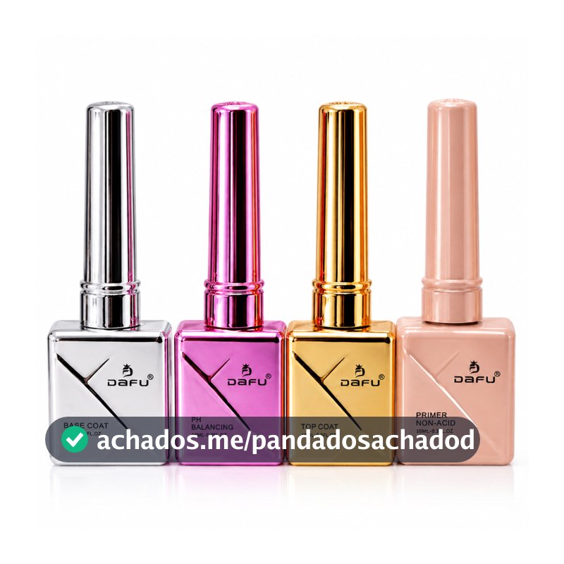 Kit 4 Preparadores Dafu Blindagem Alongamento para Unhas 10ml