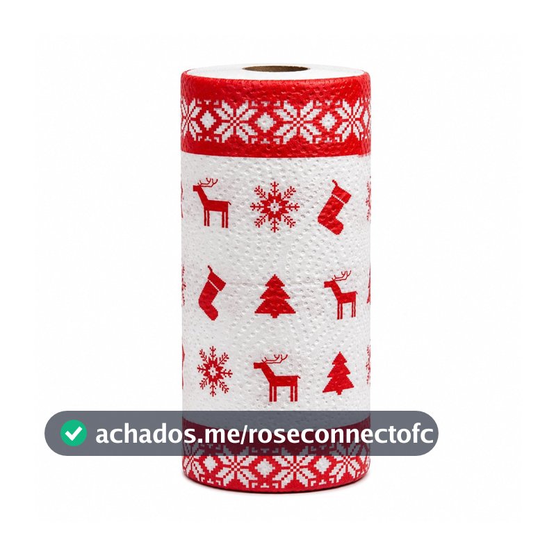 Papel Toalha Decorativa De Natal Com Estampas Divertidas