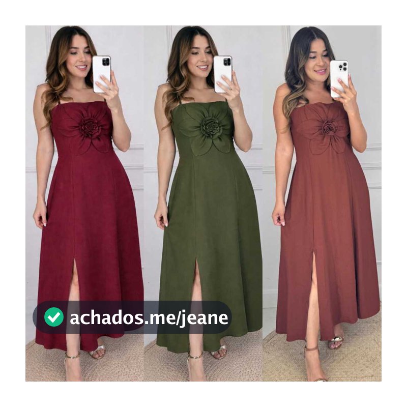 vestidos femenino midi com flor para verao festa confortable elegante
