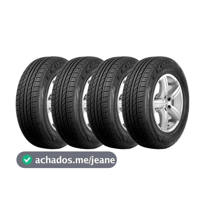 KIT 4 Pneus Mazzini ECO307 175/75R14 Aro 14 87T